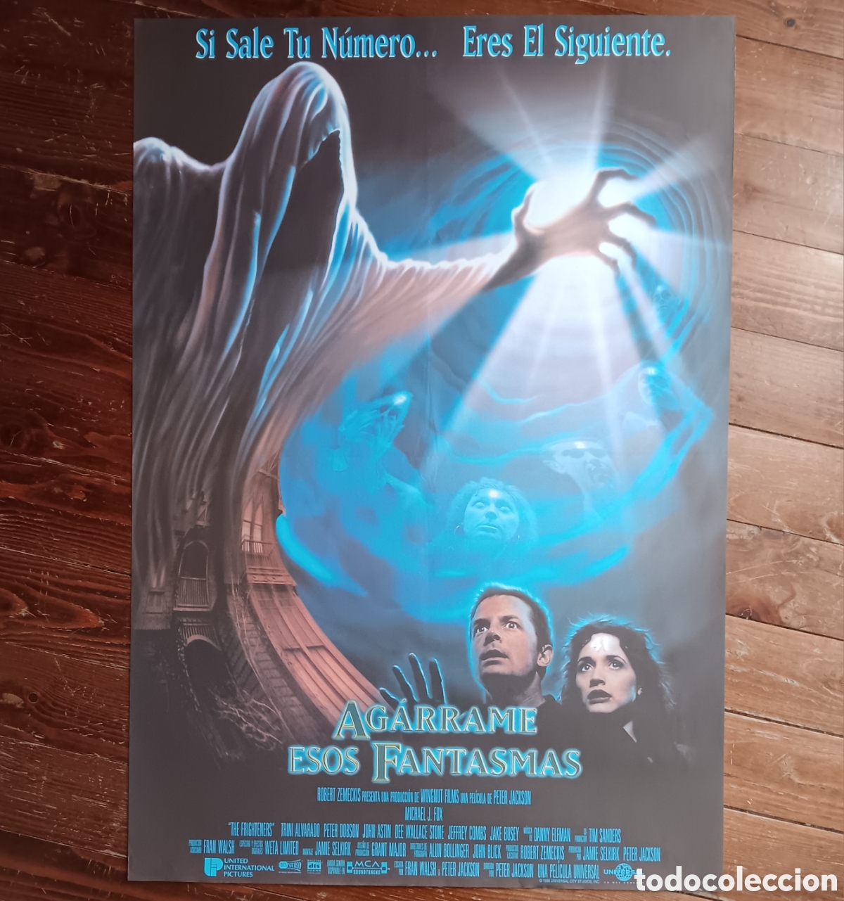 Cinema: AG&Aacute;RRAME ESOS FANTASMAS (THE FRIGHTENERS) CARTEL ORIGINAL ESTRENO 1996 PETER JACKSON ENROLLADO