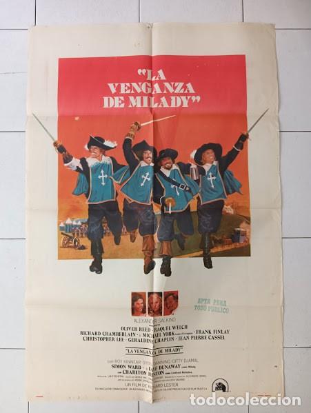 Cinema: EPX 0568 LOS 4 MOSQUETEROS RAQUEL WELCH YORK HESTON POSTER ORIGINAL 75X110 ARGENTINO