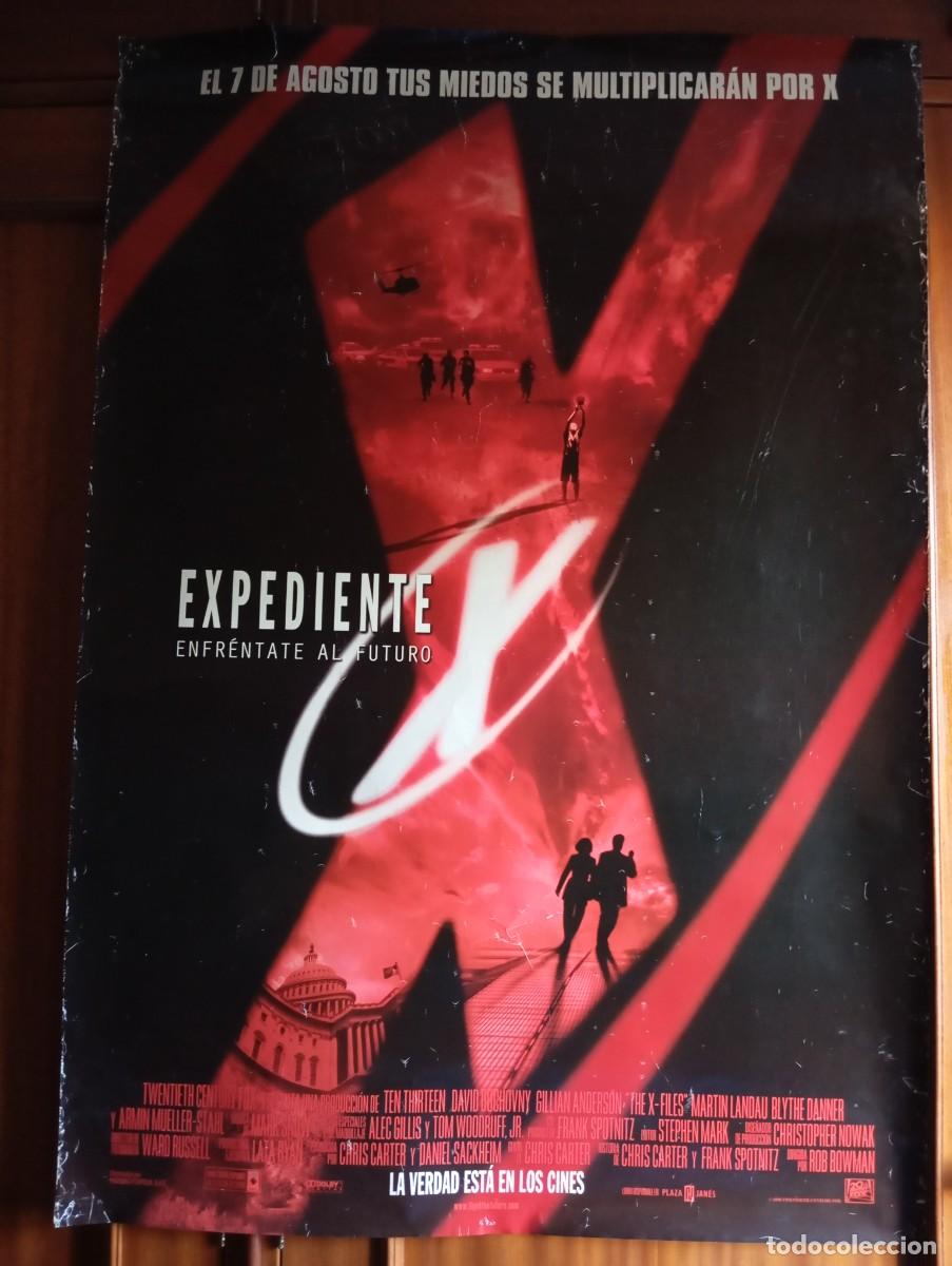 Cinema: Cartel Expediente X 1998 Enfr&eacute;ntate Al Futuro XFiles Teaser Fight The Future Film
