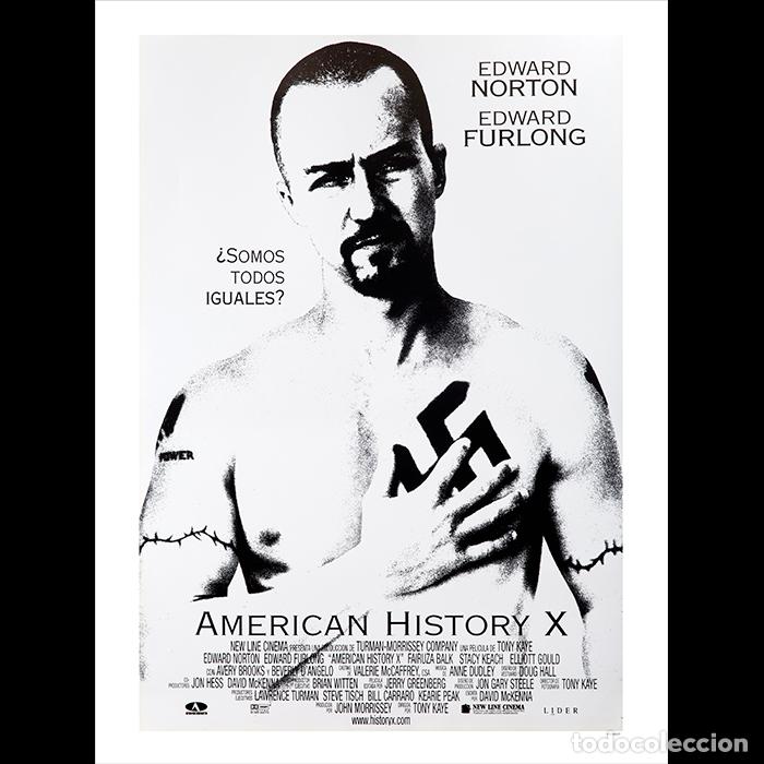 Cine: AMERICAN HISTORY X. P&Oacute;STER 100x70 cm aprox