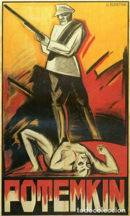 Cine: EL ACORAZADO POTEMKIN P&oacute;ster 60,5x100 cm aprox. Sergei M. Eisenstein