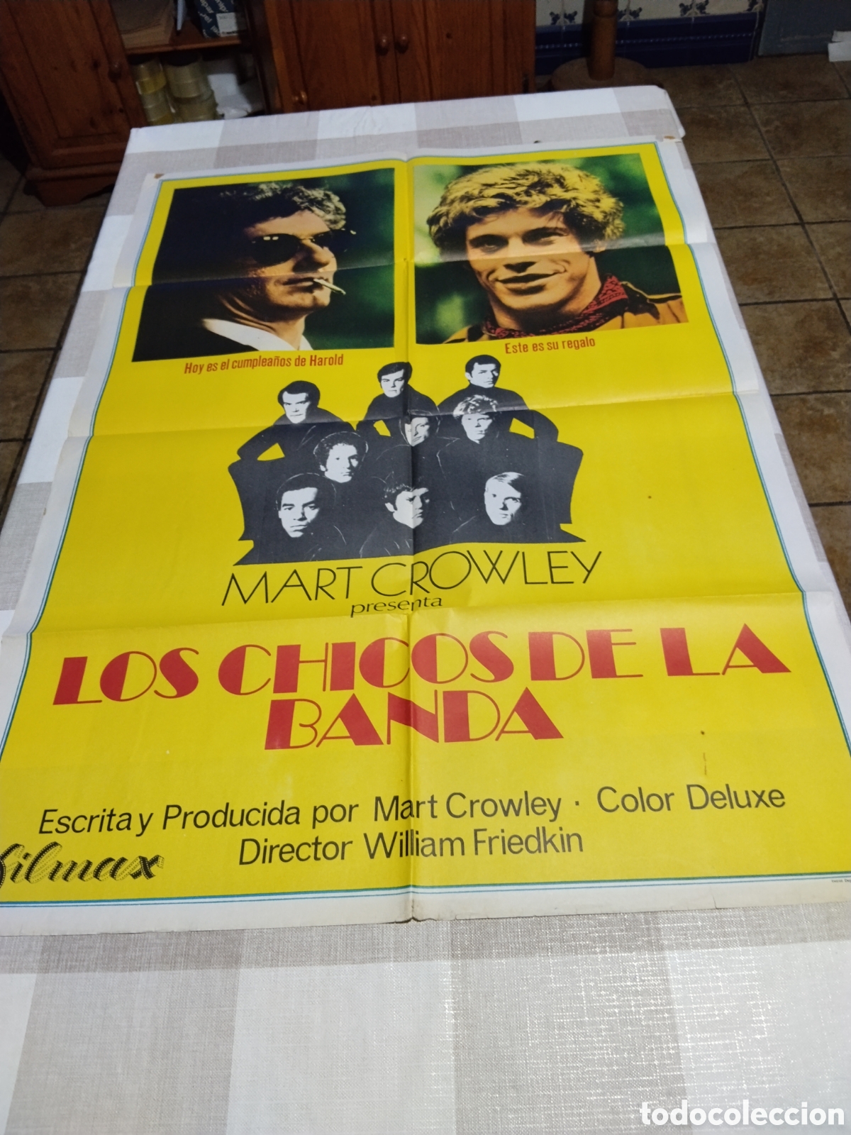 Kino: P&oacute;ster Cartel de Cine Los Chicos de la Banda,mart crowley