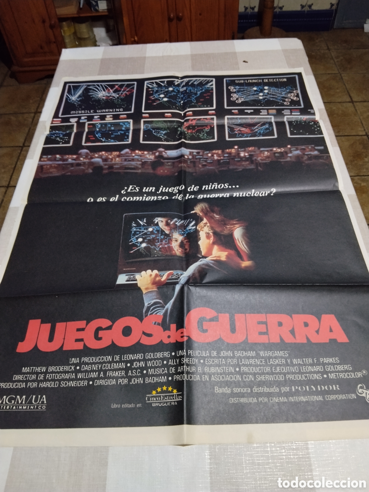 Kino: P&oacute;ster Cartel de Cine juegos de guerra, John Badham, Matthew Broderick