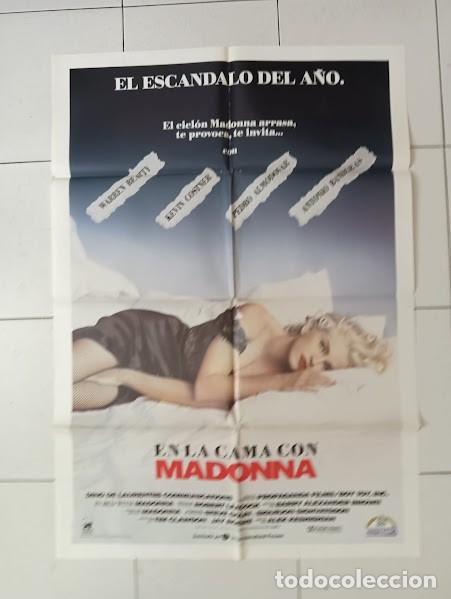 Cine: VKD 2798 EN LA CAMA CON MADONNA KEVIN COSTNER ANTONIO BANDERAS ALMODOVAR POSTER ORIG 70X100 ESTRENO