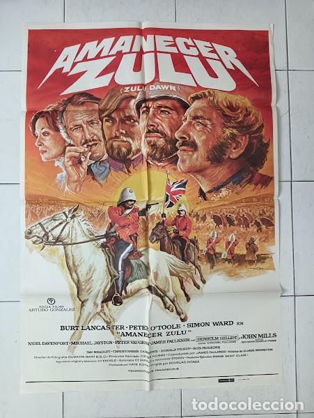 Cin&eacute;ma: VKD 2821 AMANECER ZULU BURT LANCASTER PETER O'TOOLE MAC POSTER ORIGINAL ESTRENO 70X100