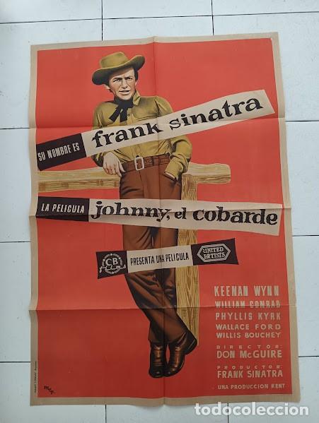 Cine: VKD 2824 JOHNNY EL COBARDE FRANK SINATRA MCP POSTER ORIGINAL 70X100 ESTRENO LITOGRAFIA