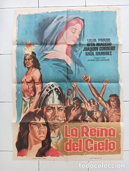 Cine: VKD 2830 LA REINA DEL CIELO LILIA PRADO RITA MACEDO POSTER ORIGINAL 70X100 ESTRENO
