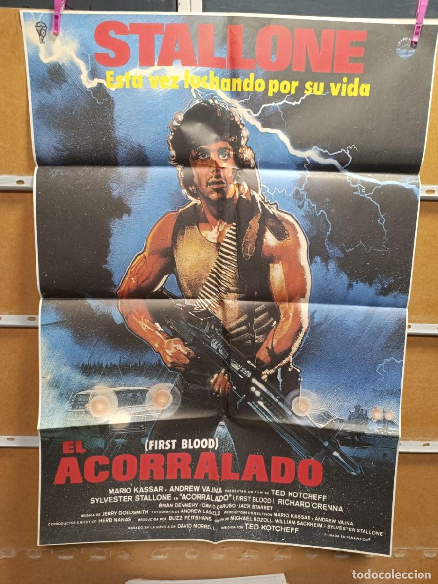 Cinema: ACORRALADO RAMBO POSTER ORIGINAL
