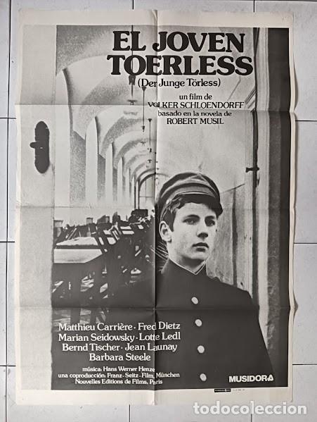 Cine: SMP 2835 EL JOVEN TORLESS VOLKER SCHLONDORFF POSTER ORIGINAL 70X100 ESTRENO