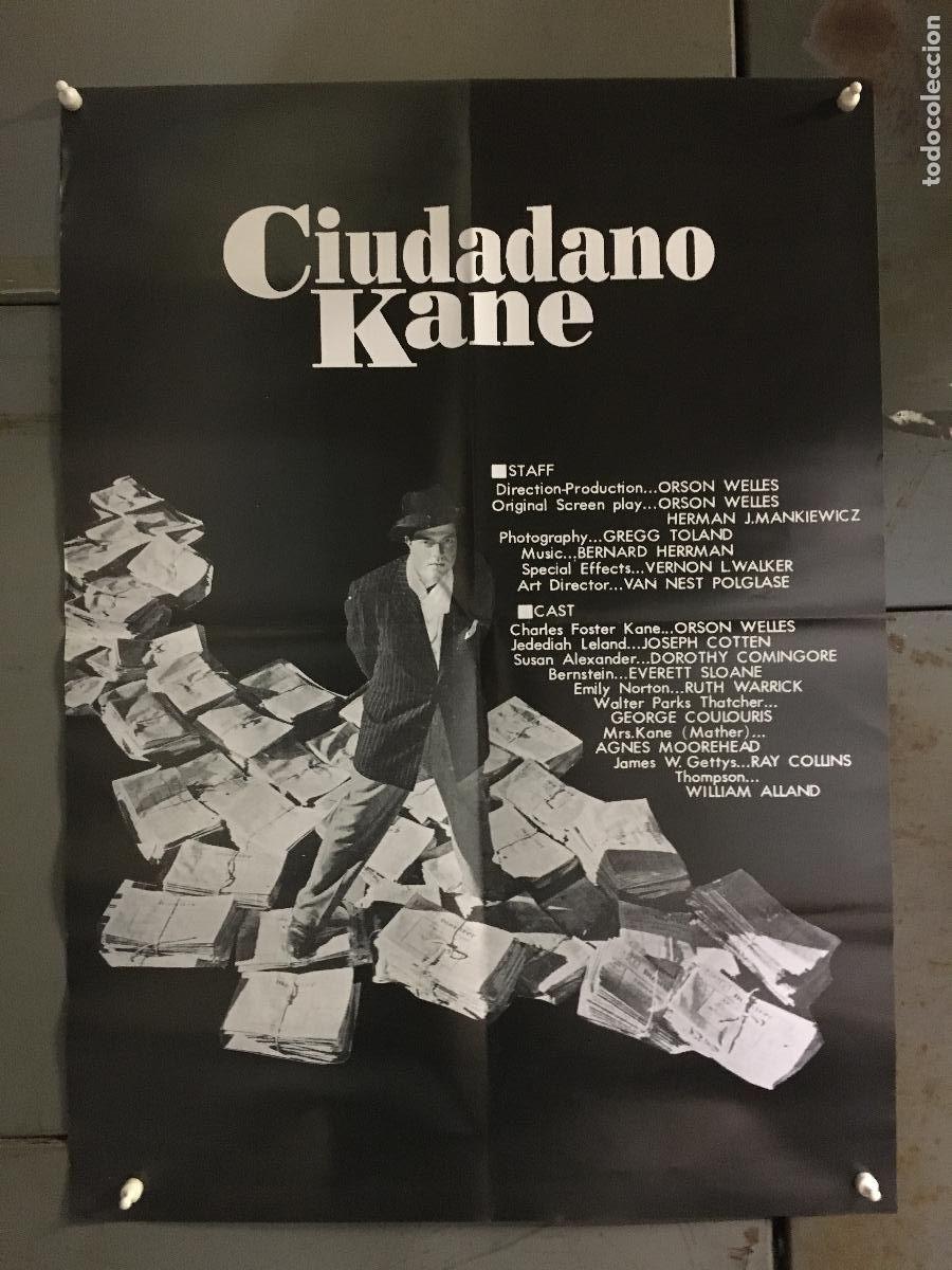 Cine: ODC D015 CIUDADANO KANE ORSON WELLES POSTER 50X70 H3