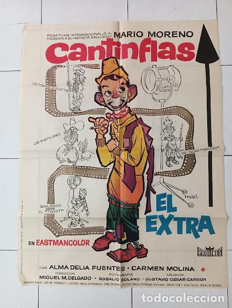 Cine: VKD 2831 EL EXTRA CANTINFLAS MAC POSTER ORIGINAL 72X92 ESTRENO