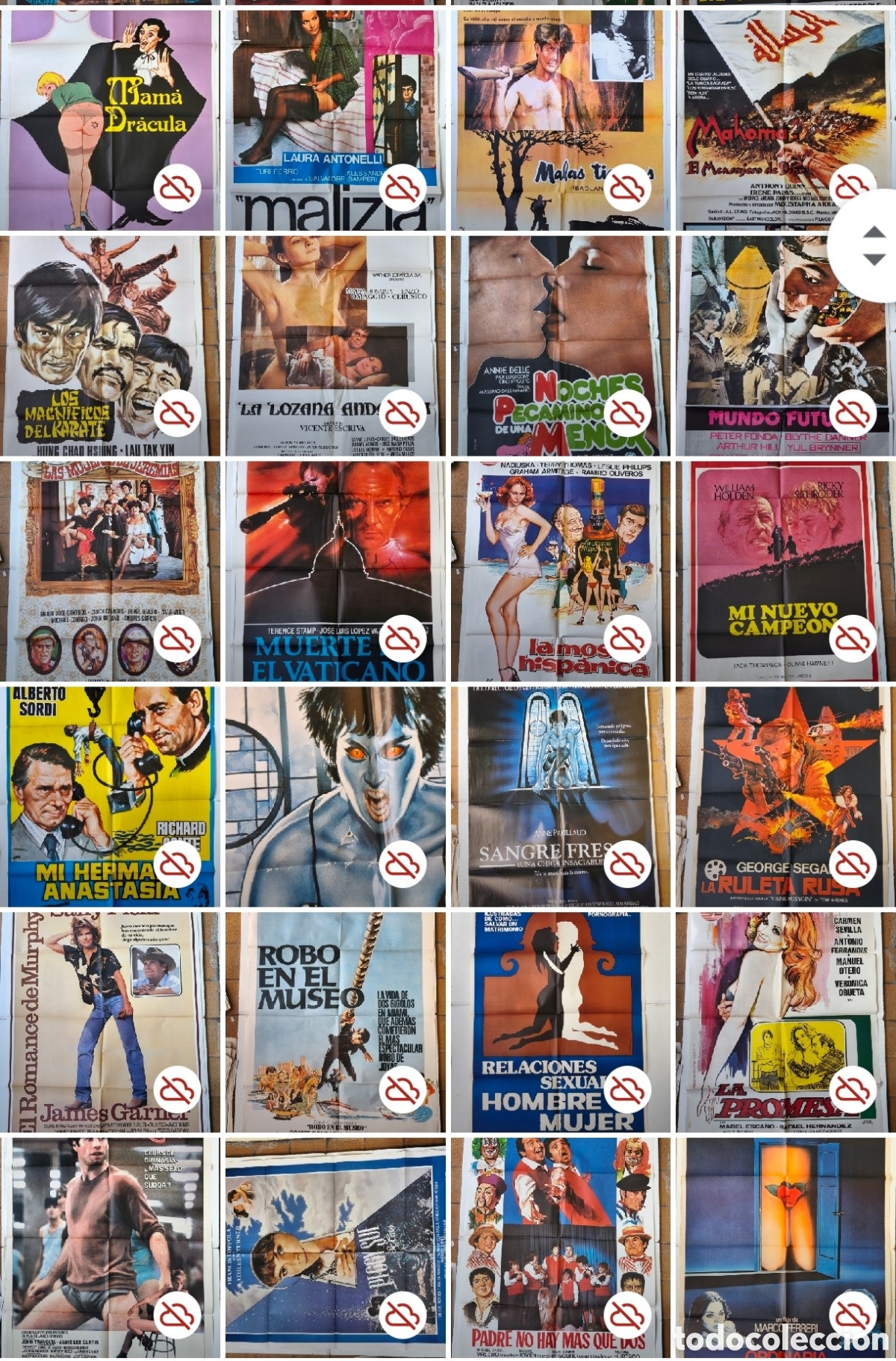 Kino: CARTELES DE CINE ORIGINALES A&Ntilde;OS 70 MEDIDA GRANDE