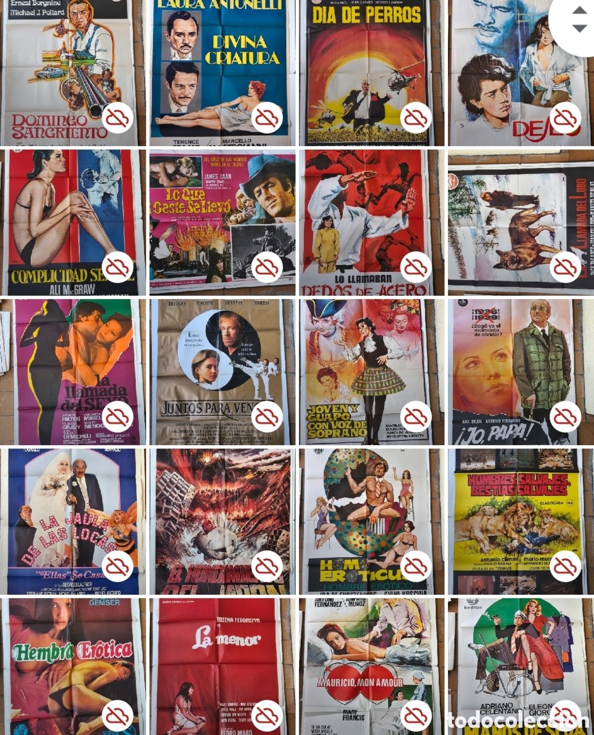 Kino: CARTELES CINE ORIGINALES A&Ntilde;OS 70 MEDIDA GRANDE OOSTERS