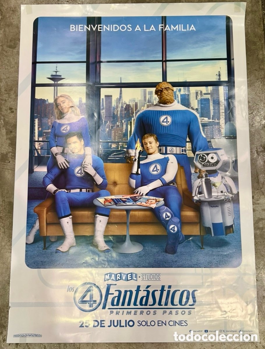 Cine: Cartel de Pel&iacute;cula. &ldquo;Los 4 Fant&aacute;sticos. Primeros pasos&rdquo;. Matt Shakman. 2025.
