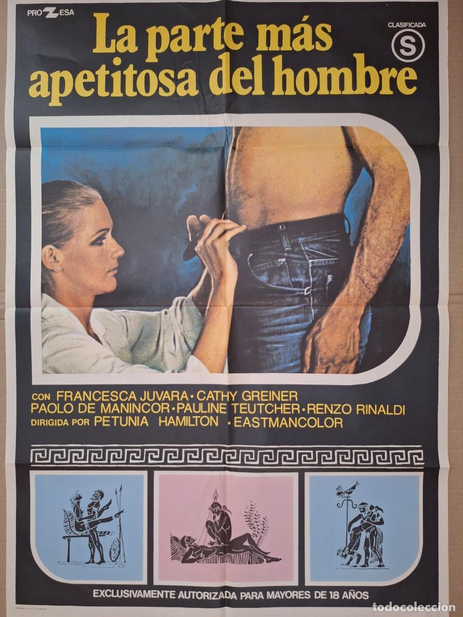 Cine: CARTEL CINE PELICULA LA PARTE MAS APETITOSA DEL HOMBRE A&Ntilde;O 1981 A 357