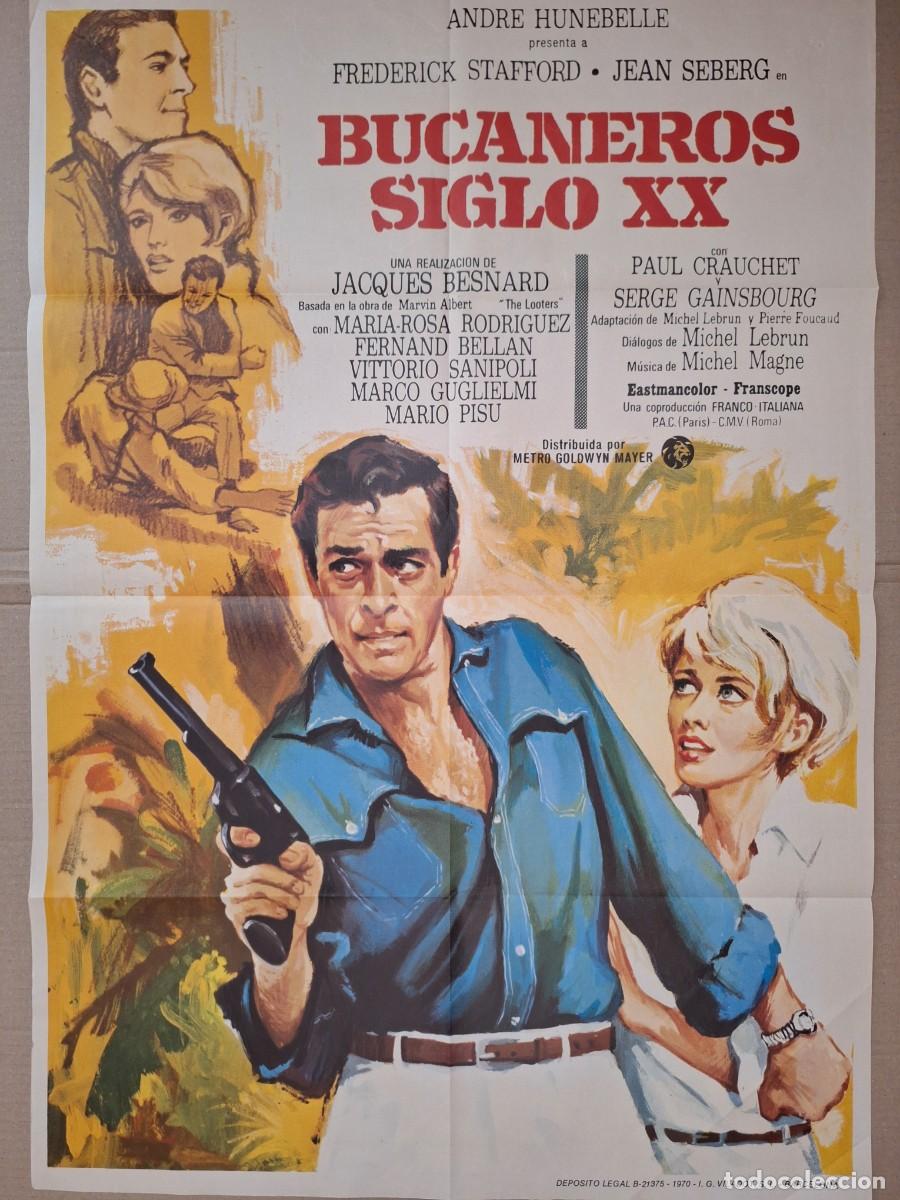 Cinema: CARTEL CINE PELICULA BUCANEROS SIGLO XX A&Ntilde;O 1970 A 358