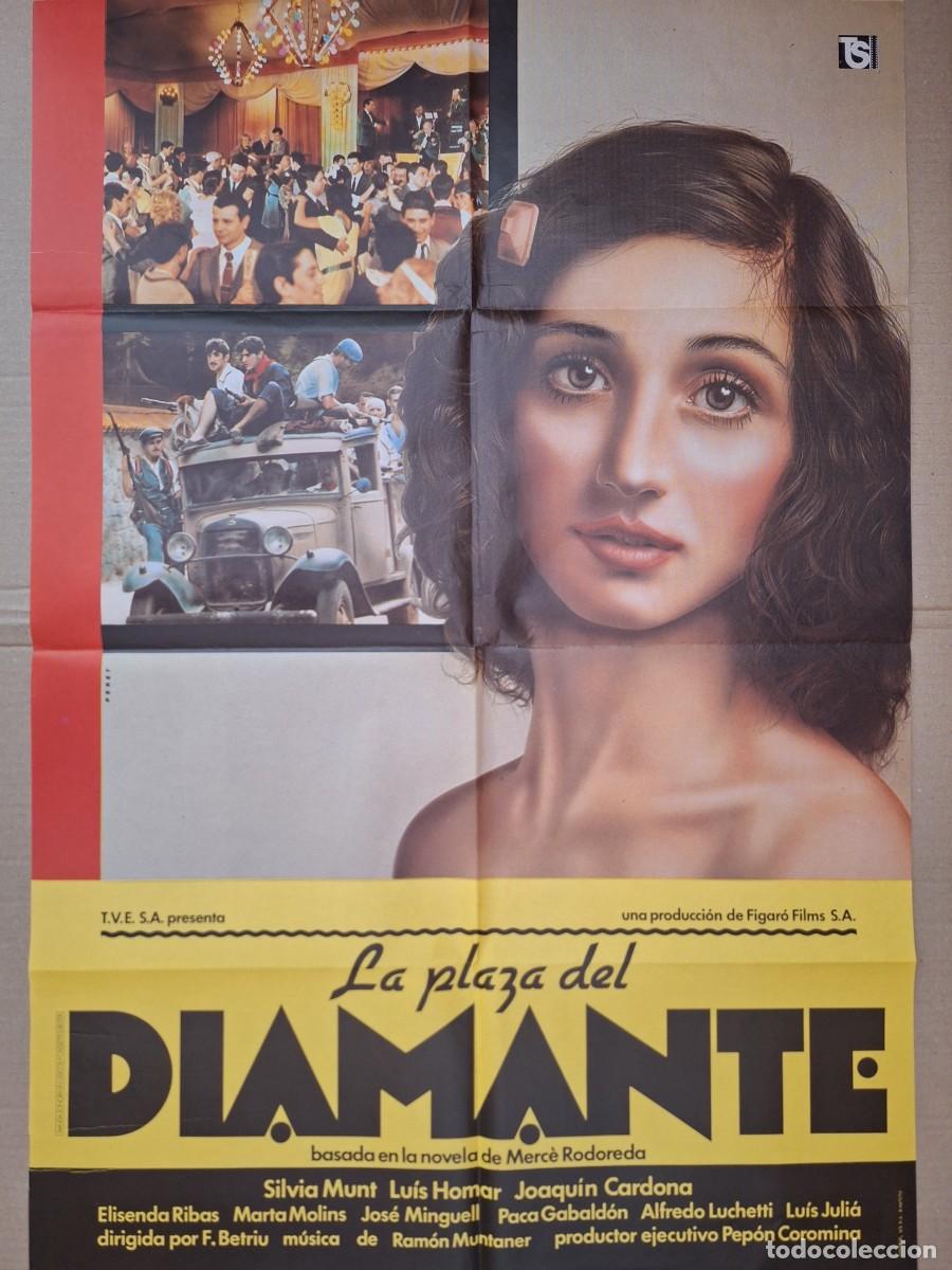 Cine: CARTEL CINE PELICULA LA PLAZA DEL DIAMANTE SILVIA MUNT A&Ntilde;O 1970 A 359