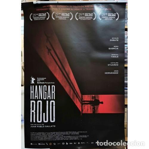 Cine: El hangar rojo. P&oacute;ster original (70x100 aprox)
