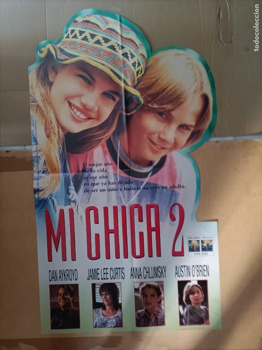 Cinema: POSTER CARTEL DE LA PEL&Iacute;CULA, MI CHICA 2. TROQUELADO JAMIE LEE CURTIS. 93X52