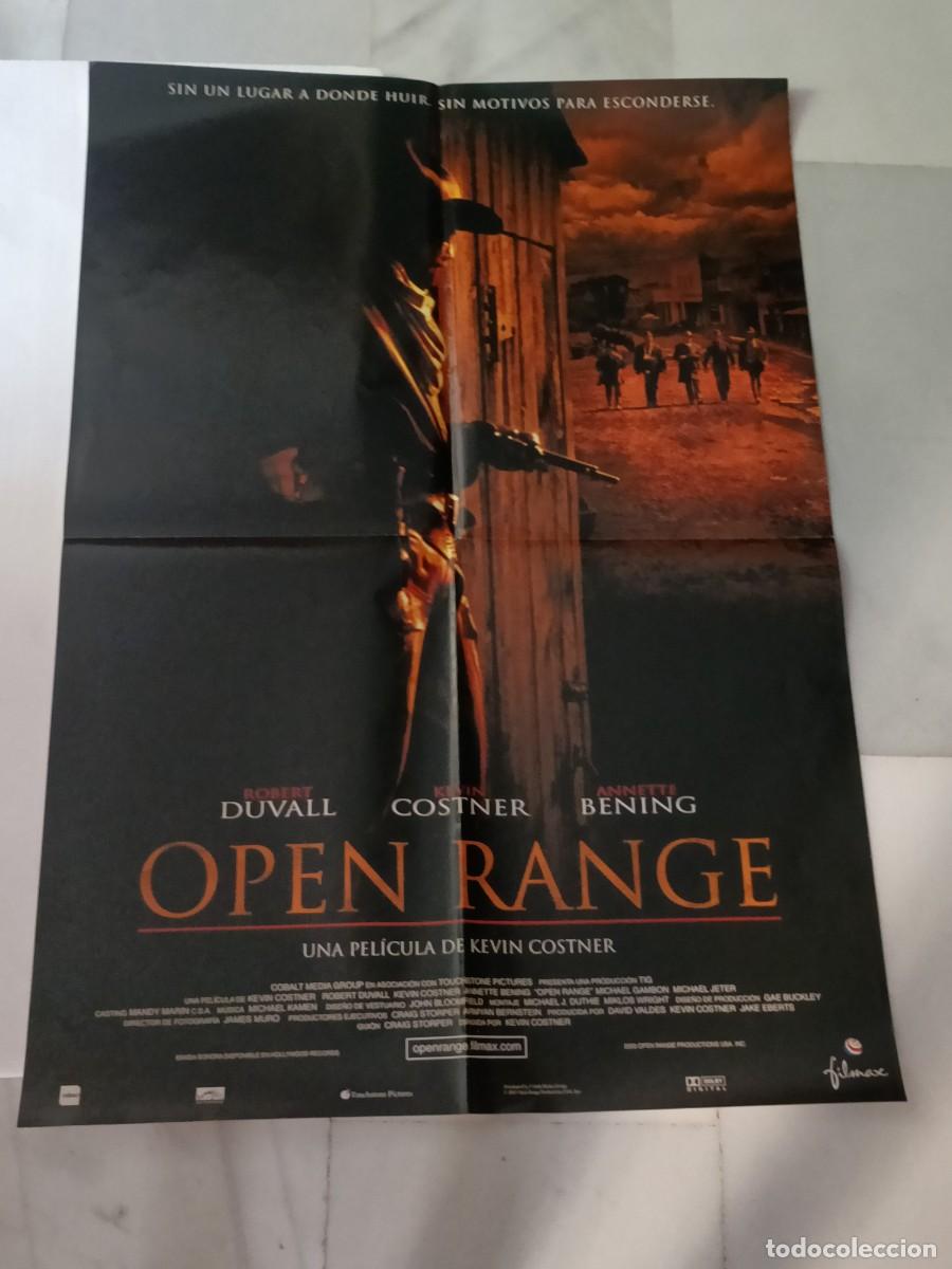 Cine: POSTER CARTEL DE LA PEL&Iacute;CULA, OPEN RANGE, KEVIN COSTNER. MIDE 97X68 CM.