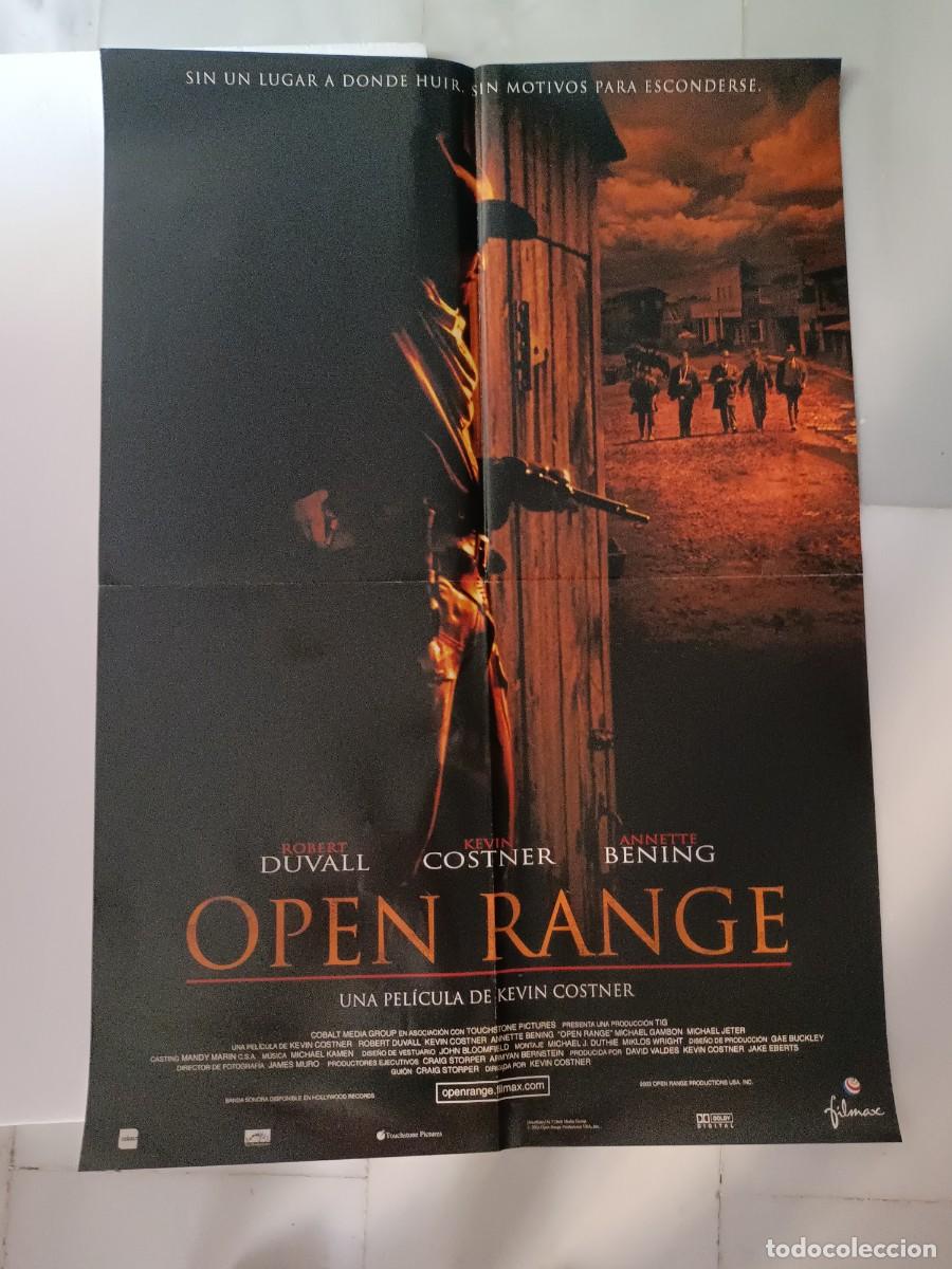 Cine: POSTER CARTEL DE LA PEL&Iacute;CULA, OPEN RANGE, KEVIN COSTNER. MIDE 97X68 CM.