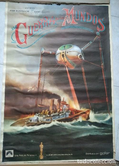 Cine: CARTEL original PELICULA LA GUERRA DE LOS MUNDOS 1979 director BYRON HASKIN