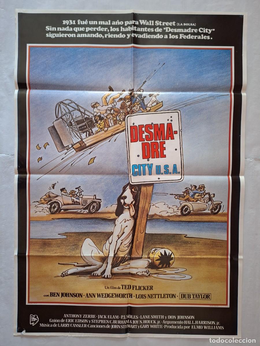 Cine: ANTIGUO CARTEL CINE DESMADRE CITY USA A&Ntilde;O 1981 RV P- 2095