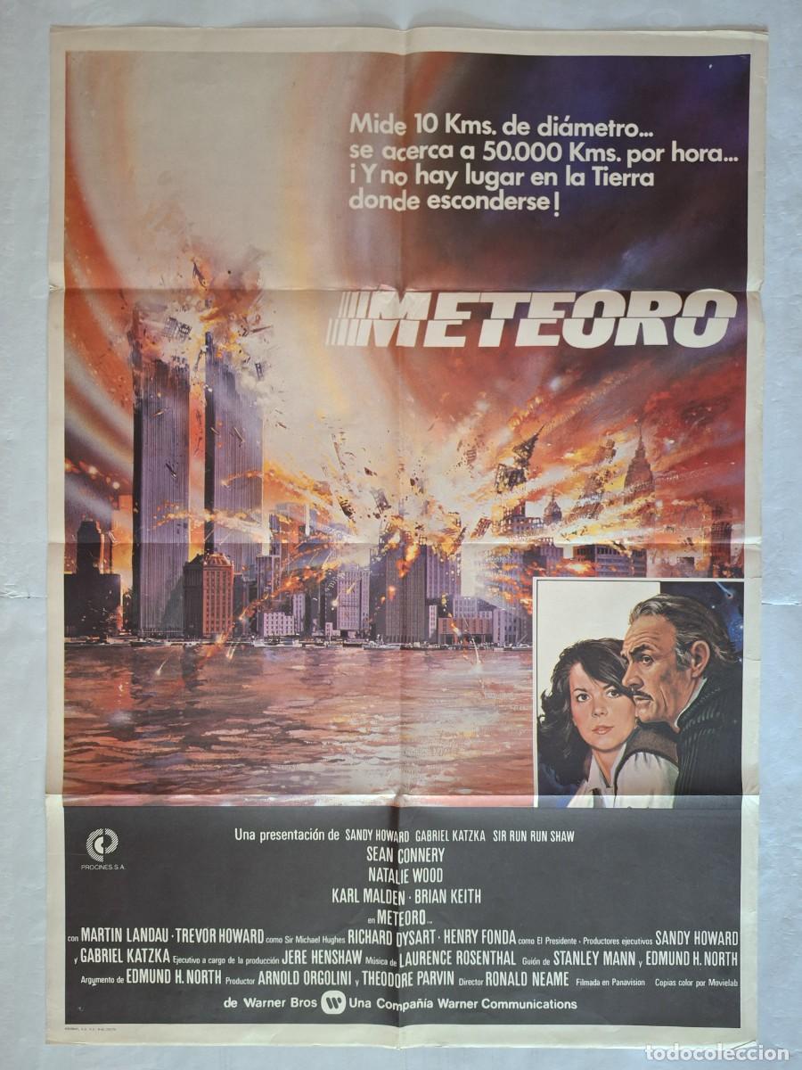 Cin&eacute;ma: ANTIGUO CARTEL CINE METEORO SEAN CONNERY A&Ntilde;O 1979 RV C- 2097