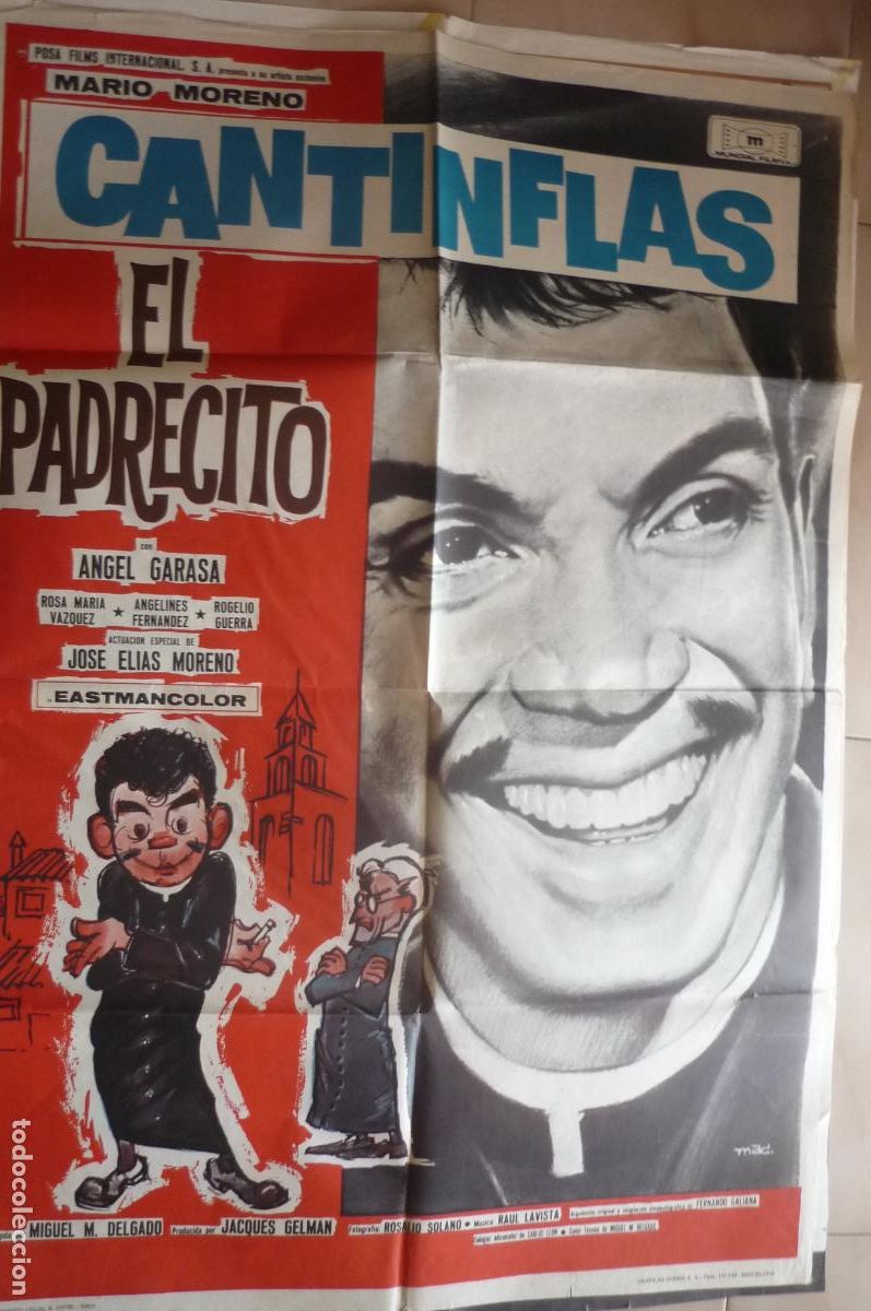 Cine: cartel cine 1 x7o el padrecito cantinflas