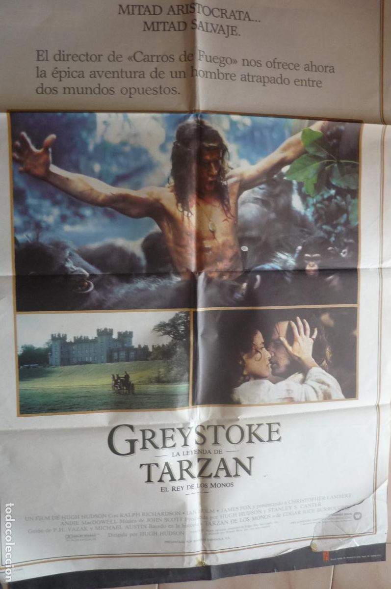 Cine: cartel cine 1 x 7o greystoke