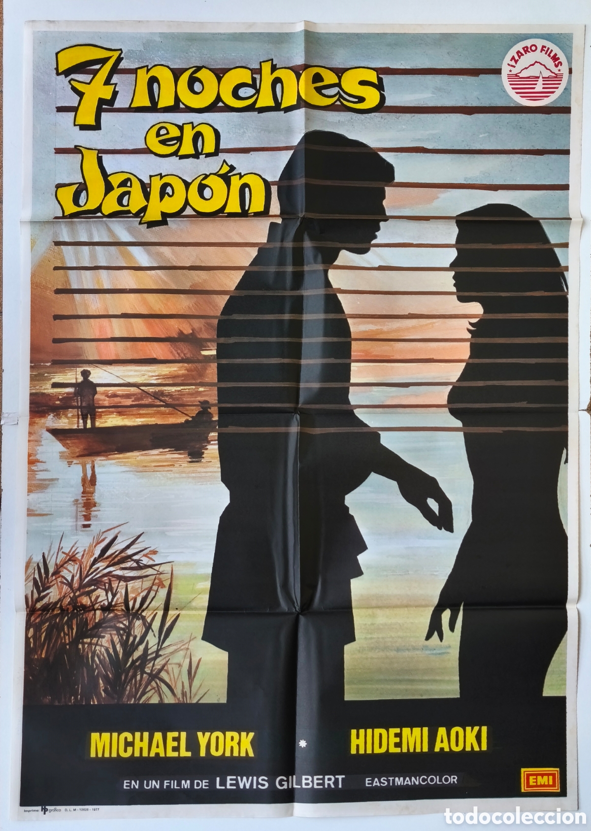 Cin&eacute;ma: CARTEL CINE ORIGINAL 7 NOCHES EN JAPON 1976