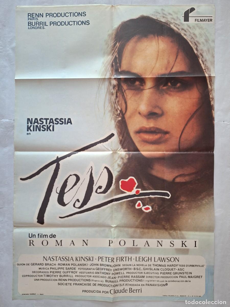Cine: ANTIGUO CARTEL CINE TESS ROMAN POLANSKI NASTASSJA KINSKI A&Ntilde;O 1980 RV P-2104