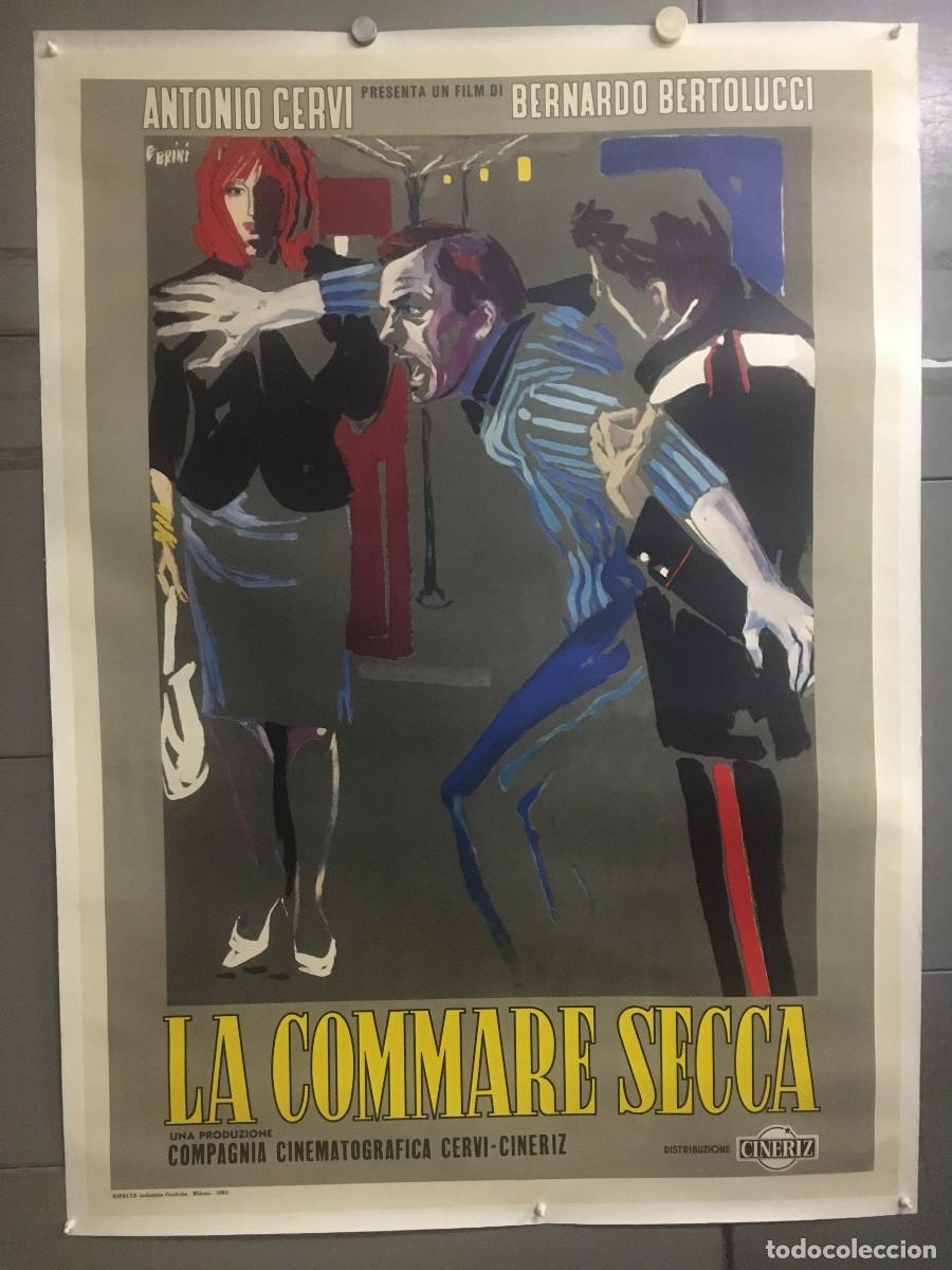 Cin&eacute;ma: R0648 LA COMMARE SECCA BERNARDO BERTOLUCCI BRINI POSTER ITALIANO 100X140 ENTELADO