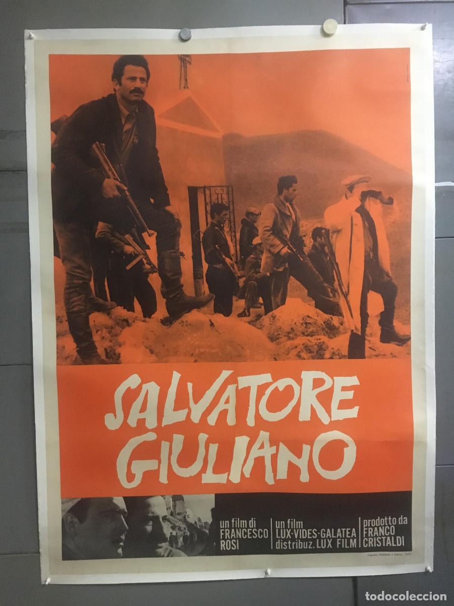 Cin&eacute;ma: R0649 SALVATORE GIULIANO FRANCESCO ROSI POSTER ITALIANO 100X140 ENTELADO