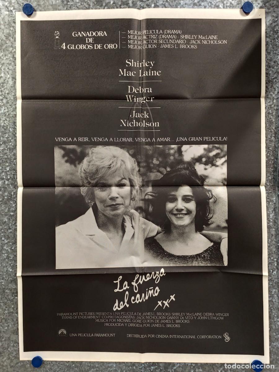 Cine: LA FUERZA DEL CARI&Ntilde;O. SHIRLEY MACLAINE, DEBRA WINGER. A&Ntilde;O 1977 POSTER ORIGINAL