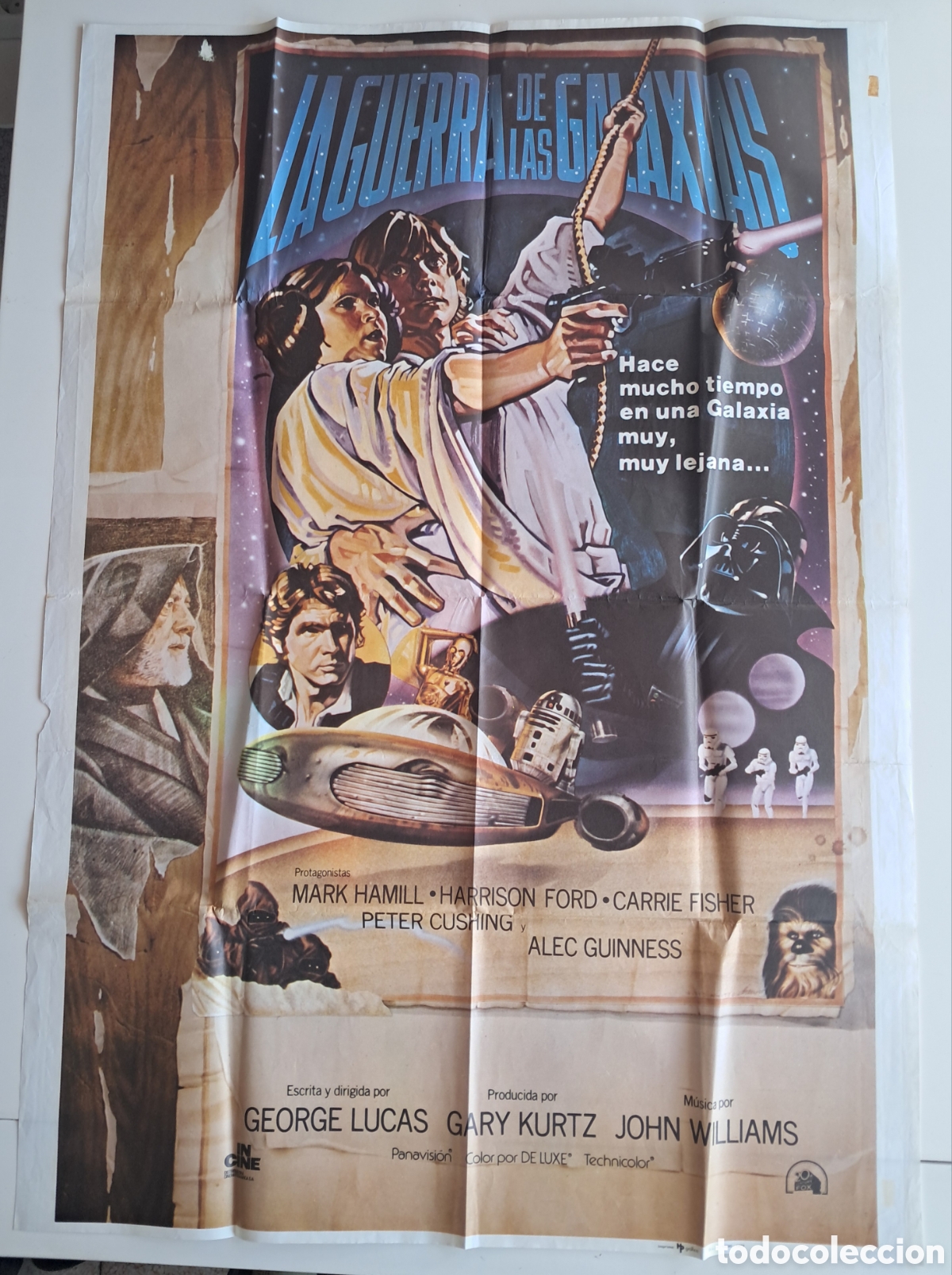 Cinema: Cartel original de &rdquo;La guerra de las galaxias&rdquo; 1979