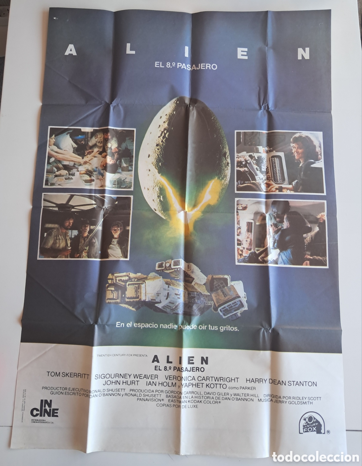 Cine: Cartel original &rdquo;Alien el 8&deg; pasagero&rdquo;