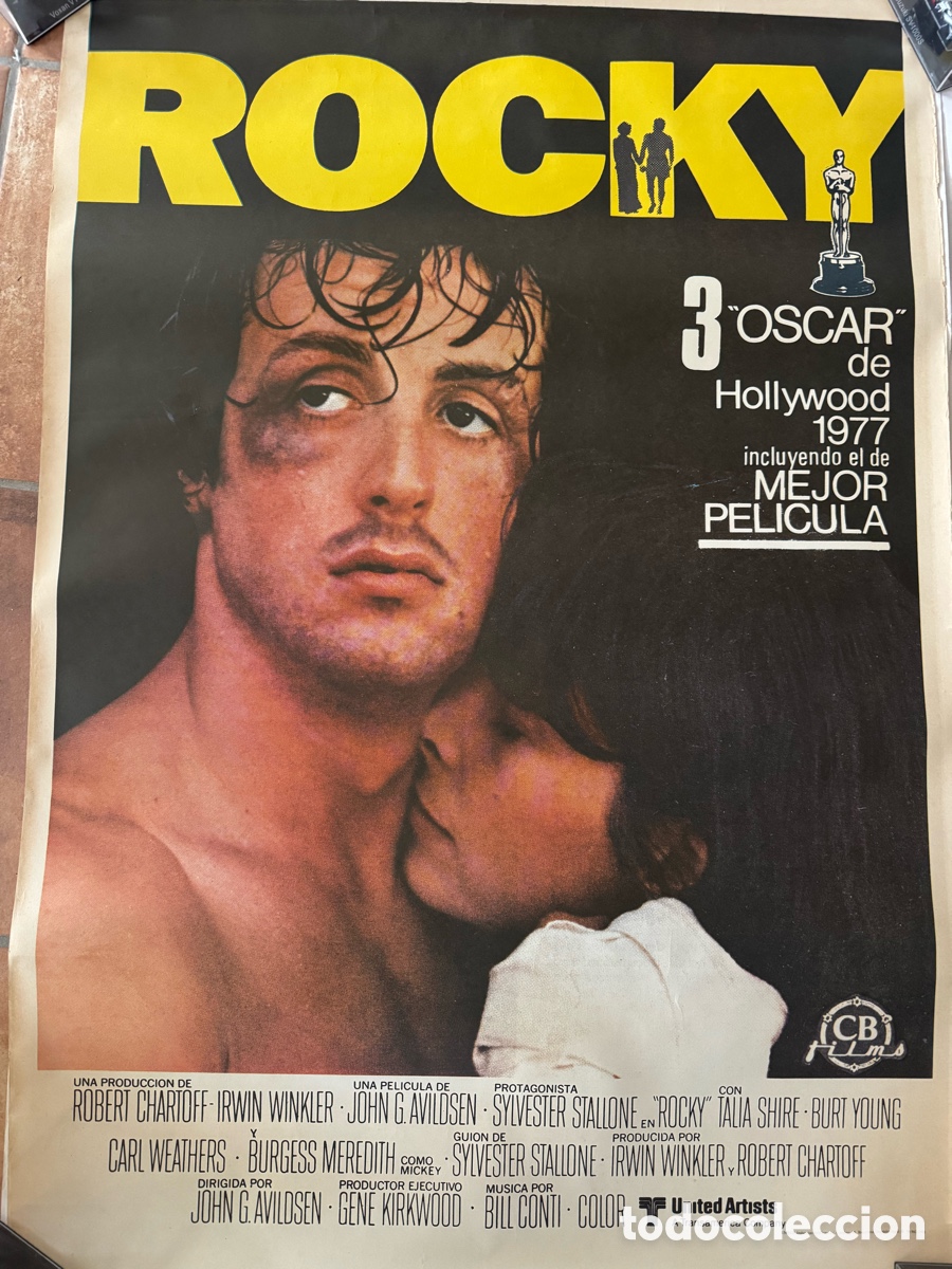 Cine: Rocky poster original 1981 - Foto 1