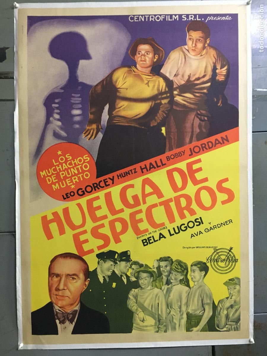 Cine: R0517 LA CASA ENCANTADA BELA LUGOSI POSTER ORIGINAL ARGENTINO 75X110 ESTRENO ENTELADO LITOGRAFIA
