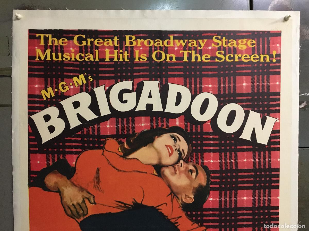 Cin&eacute;ma: R0534 BRIGADOON GENE KELLY CYD CHARISSE VINCENTE MINNELLI POSTER ORIGINAL AMERICANO 70X105 ENTELADO