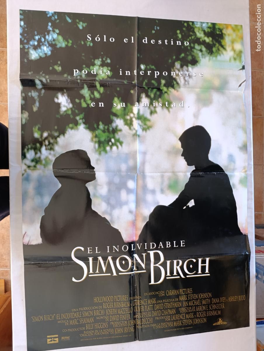 Cine: POSTER ORIGINAL EL INOLVIDABLE SIMON BIRCH - 98 X 68 CM (388)
