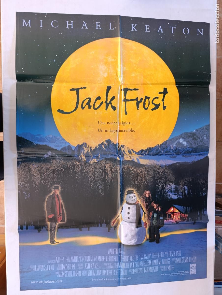 Cine: POSTER ORIGINAL JACK FROST - 94 X 67 CM - MICHAEL KEATON (388)