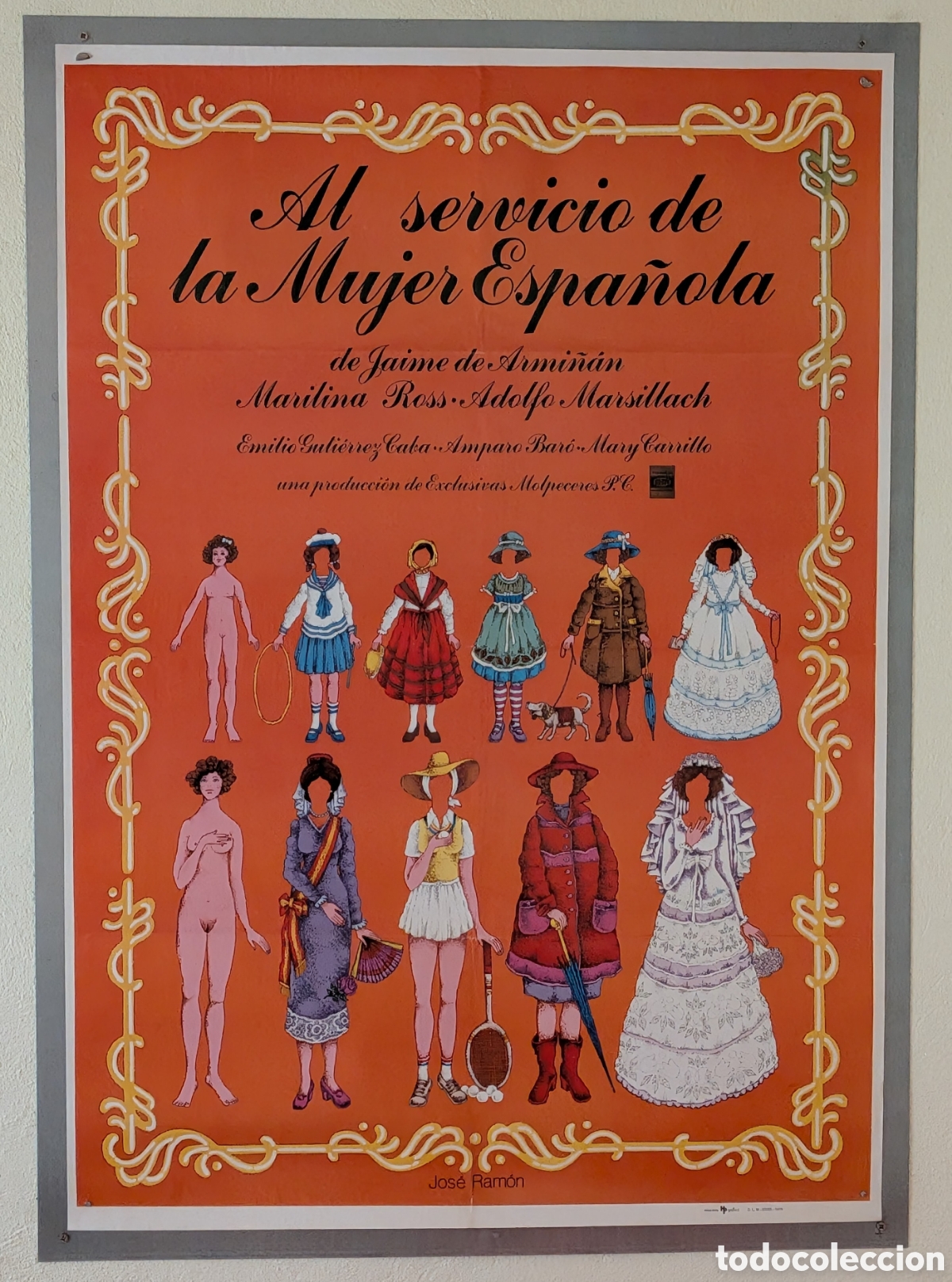 Cine: AL SERVICIO DE LA MUJER ESPA&Ntilde;OLA -1978 - (26) 70 X 100