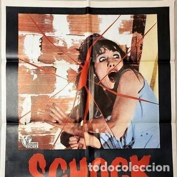 Cine: Schock P&oacute;ster original 70x100 cm aprox. Mario Bava