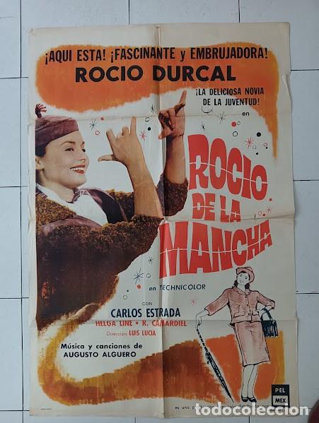 Cine: EPX 0580 ROCIO DE LA MANCHA ROCIO DURCAL LUIS LUCIA POSTER ORIGINAL 75X110 ARGENTINO