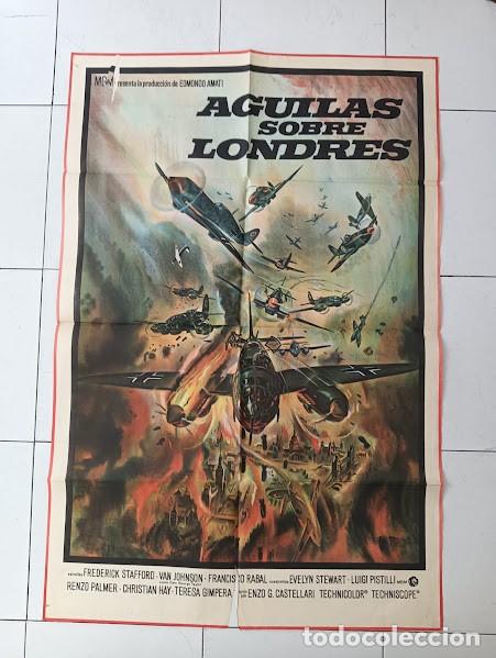 Cine: EPX 0583 EL LARGO DIA DEL AGUILA FRANCISCO RABAL VAN JOHNSON POSTER ORIGINAL 75X110 ARGENTINO LITO