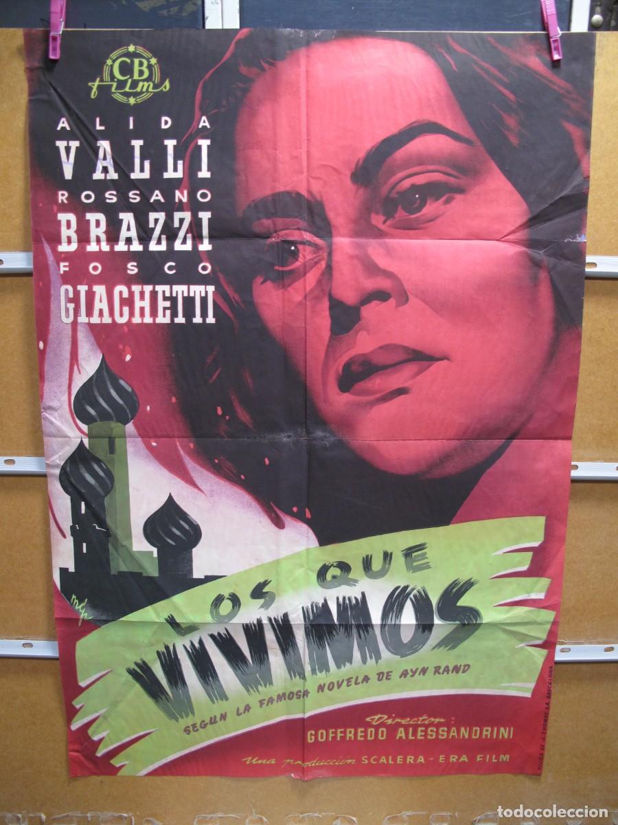 Cine: LOS QUE VIVIMOS POSTER ORIGINAL - Foto 1