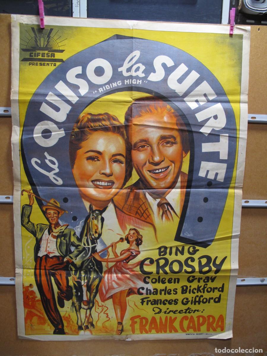 Cine: LO QUISO LA SUERTE POSTER ORIGINAL