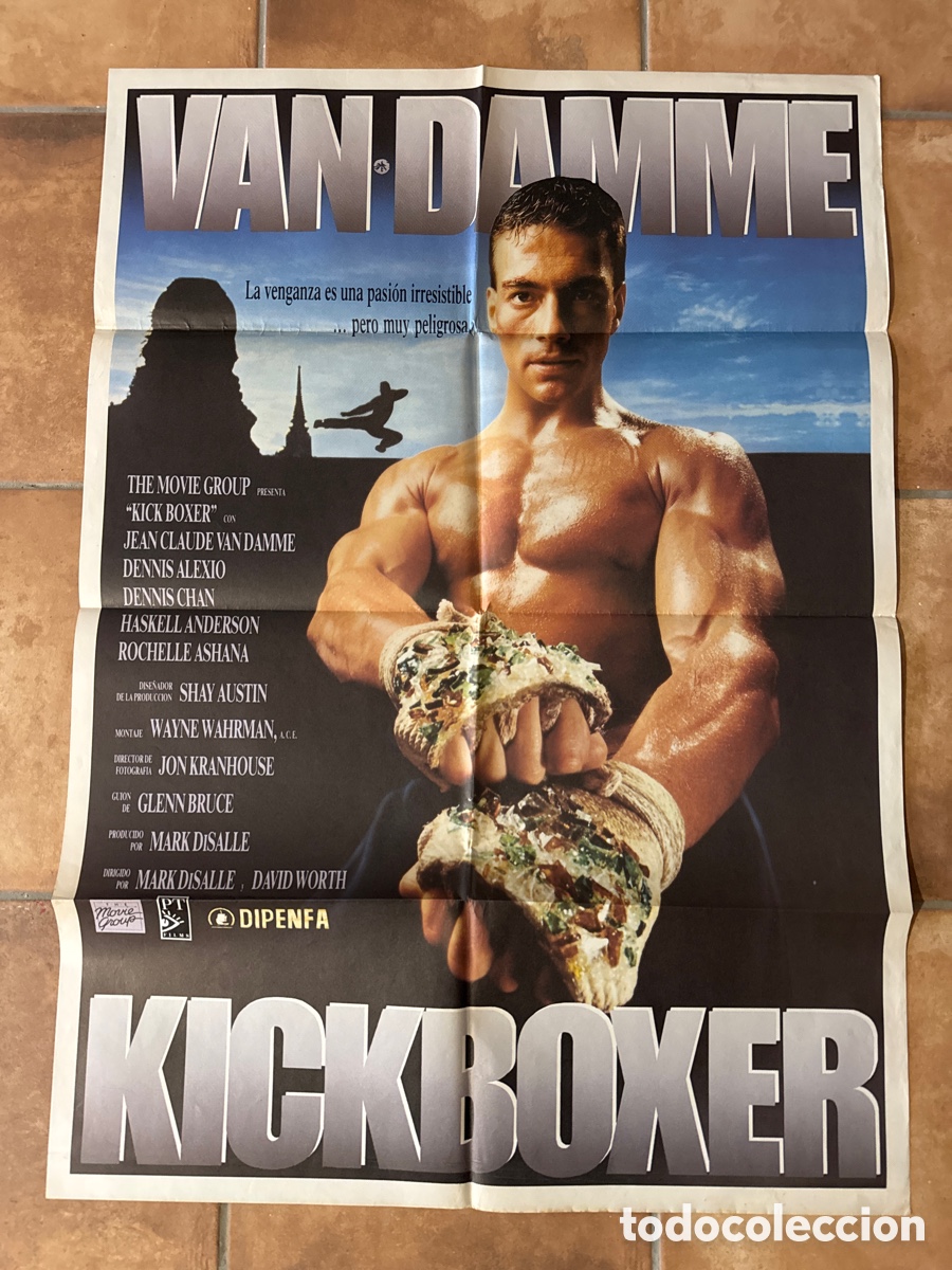 Cine: KICKBOXER POSTER ORIGINAL JEAN CLAUDE VAN DAMME