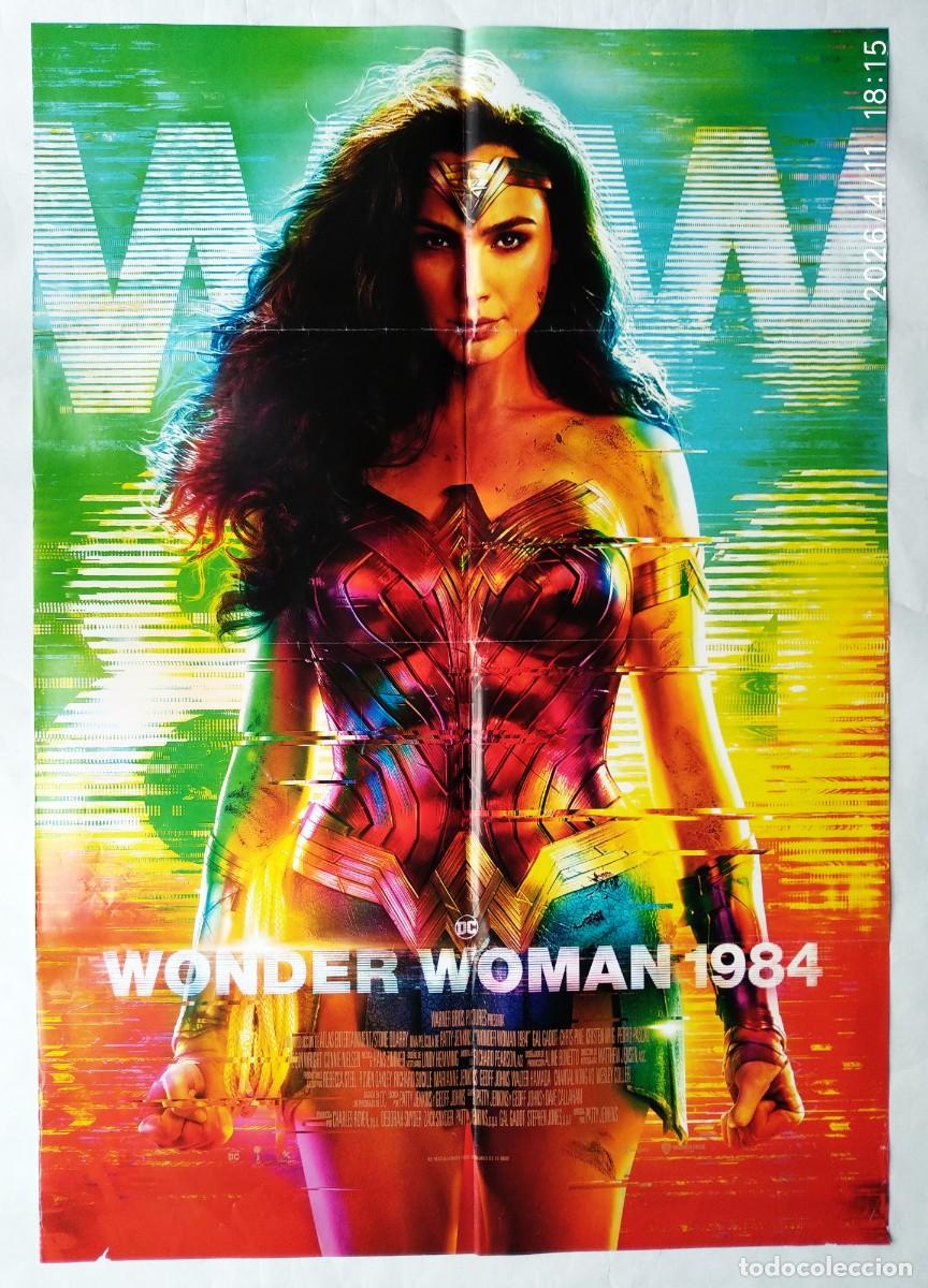 Cine: WONDER WOMAN 1984, con Gal Gadot. P&Oacute;STER 68,5 x 98,5 cms.